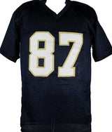 Michael Mayer Autographed Blue College Style Jersey-Beckett W Hologram *Black