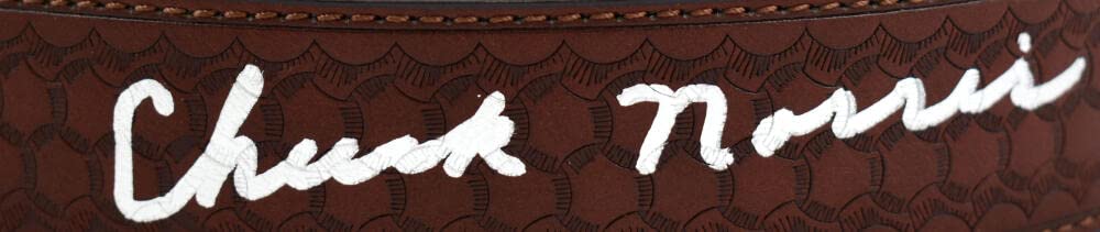 Chuck Norris Autographed Belt Star Buckle - JSA W *Silver
