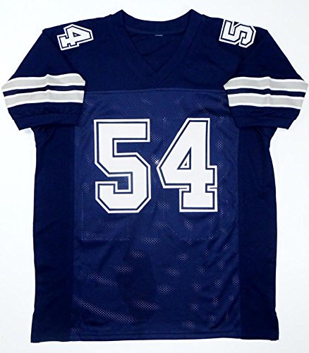 Randy White Autographed Blue Dbl Stitch Pro Style Jersey w/ HOF - JSA W Auth *5