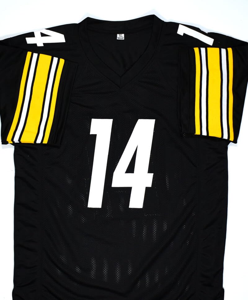 George Pickens Autographed Black Pro Style Jersey - JSA *Black