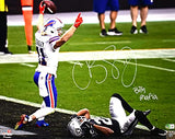 Cole Beasley Signed Bills 16x20 Touchdown Photo w/Bills Mafia- Beckett W Holo