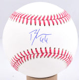 Bryan Abreu Autographed Rawlings OML Baseball - Tristar *Blue