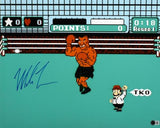 Mike Tyson Autographed 16x20 Punch Out Photo- Beckett Hologram *Blue *BOLD