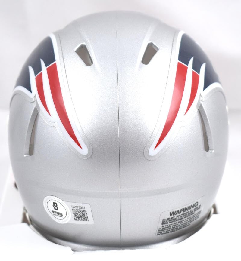 Richard Seymour Autographed Patriots Speed Mini Helmet w/HOF - Beckett W Holo