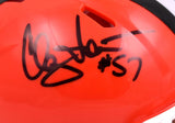 Clay Matthews Autographed Cleveland Browns 75-05 Speed Mini Helmet- Prova *Black