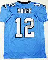 DJ Moore Autographed Blue Pro Style Jersey - JSA W Auth *2