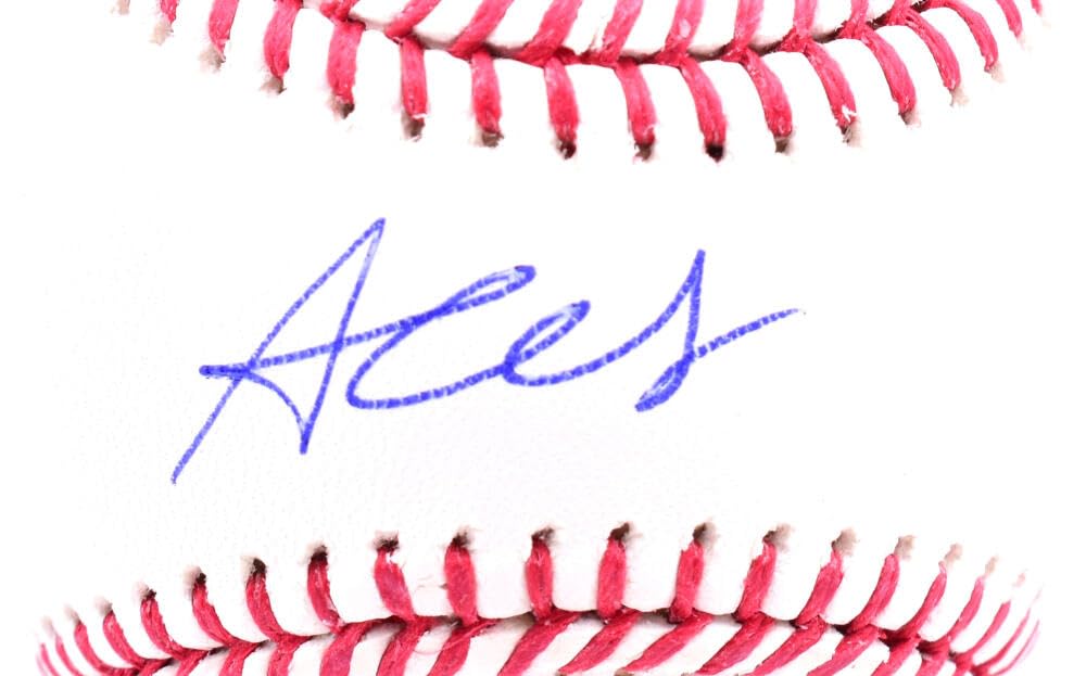 Austin Wells Autographed Rawlings OML Baseball - Fanatics *Blue