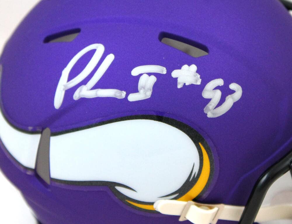 Patrick Jones Autographed Minnesota Vikings Speed Mini Helmet-Beckett W Hologram