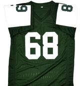 Kevin Mawae Autographed Green Pro Style Jersey w/HOF- Beckett W *Black
