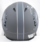 Jaylen Waddle Autographed Miami Dolphins Slate Speed Mini Helmet-Fanatics *White