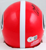 Champ Bailey Autographed Georgia Bulldogs Mini Helmet-Beckett W Hologram *Black