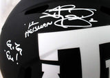 Johnny Manziel Signed Texas A&M Eclipse Authentic Helmet w/ 3 Insc - JSA W Auth
