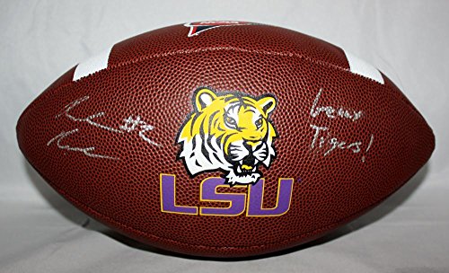Rueben Randle Autographed LSU Brown Football W/ Geux Tigers- JSA W Auth