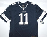 Micah Parsons Autographed Dallas Cowboys Nike Blue Game Jersey- Fanatics *Silver