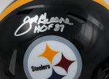 Joe Greene Autographed Pittsburgh Steelers Speed Mini Helmet W/HOF-BeckettW Holo