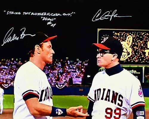 Charlie Sheen/Corbin Bernsen Signed Major League 16x20 Photo- Beckett W / JSA