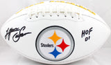 Lynn Swann Autographed Pittsburgh Steelers Logo Football w/HOF-Beckett W Holo