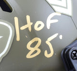 O.J. Simpson Signed Bills Salute to Service Speed Mini Helmet w/HOF- JSA W *Gold