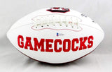 Bryan Edwards Autographed South Carolina Logo Football - JSA Witnessed COA