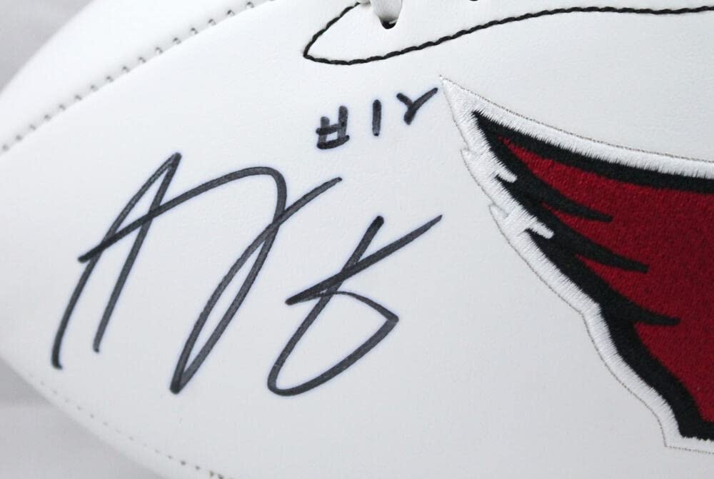 AJ Green Autographed Arizona Cardinals Logo Football- Beckett W *Black