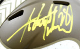 Adrian Peterson Signed Vikings Salute to Service Speed Mini Helmet-BeckettW Holo