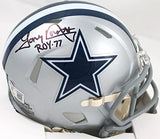Tony Dorsett Autographed Dallas Cowboys Speed Mini Helmet w/ROY-Beckett W Holo