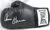 Tommy Hearns Autographed Black Everlast Boxing Glove *Left - Beckett W Hologram