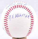 Vladimir Guerrero Sr. Signed Rawlings OML Baseball w/3 Inscriptions-BeckettWHolo