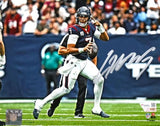 C.J. Stroud Autographed Houston Texans 8x10 Passing Photo - Fanatics *Silver