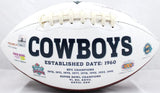 Cornell Green Autographed Dallas Cowboys Logo Football- Jersey Source Auth