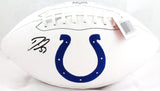 Darius Leonard Autographed Indianapolis Colts Wilson Logo Football - JSA W