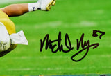Michael Mayer Autographed Notre Dame 8X10 Tackled Photo- Beckett W Hologram
