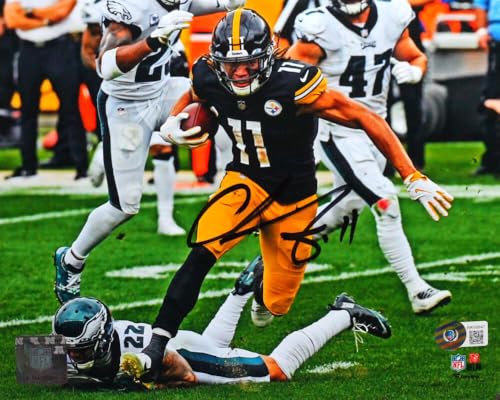 Chase Claypool Autographed Steelers Undefeated 8x10 FP Photo - Beckett W *Black