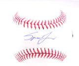 Spencer Jones Autographed Rawlings OML Baseball - Fanatics *Blue