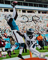 DeVante Parker Autographed Miami Dolphins 8x10 TD Catch Photo- JSA W Auth *Black