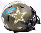 Jason Witten Signed Cowboys Salute to Service Speed Mini Helmet - Beckett W Holo
