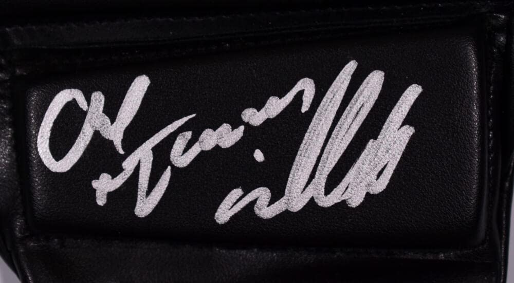 Chuck Liddell Autographed MMA Glove w/Iceman - Tristar *Silver