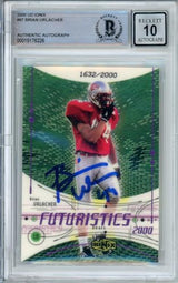 2000 Upper Deck Ionix #97 Brian Urlacher RC /2000 Chicago Bears BGS Auto 10