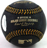 Doc Gooden Autographed Rawlings OML Black Baseball w/ 84 ROY - JSA W Auth *Thin