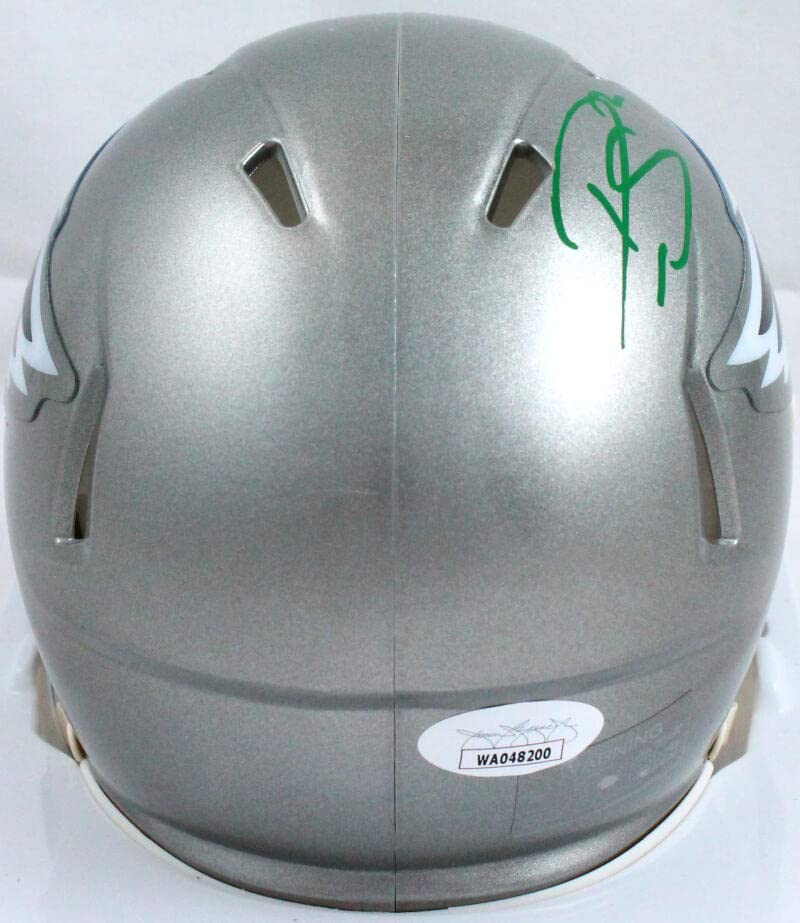 Darius Slay Autographed Philadelphia Eagles Flash Speed Mini Helmet-JSA W *Green