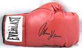 Tommy Hearns Autographed Red Everlast Boxing Glove *Right - Beckett W Hologram