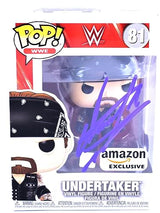 Undertaker Autographed WWE Funko Pop Figurine #81- Beckett W Hologram *Purple
