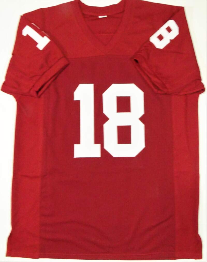Jason White Heisman Autographed Maroon College Style Jersey- JSA W Auth *1
