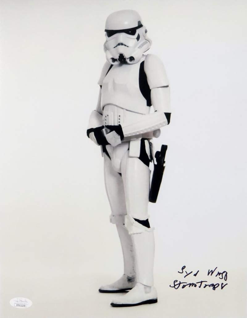Syd Wragg Autographed Sideways Full Body 11x14 Photo w/ Insc - JSA Auth *Black