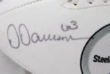 Dermontti Dawson Autographed Steelers Logo Football W/HOF- The Jersey Source Aut