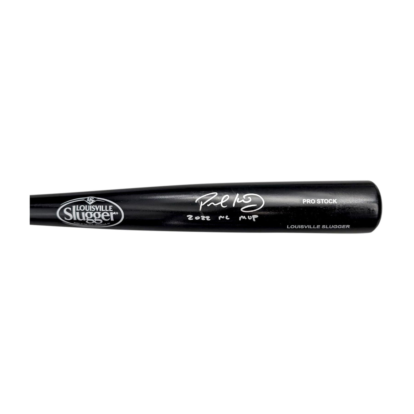 Paul Goldschmidt Autographed Louisville Slugger Black Pro Stock Baseball Bat w/ Inscription - FAN