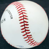 Bubba Church Autographed Official NL Baseball Philadelphia Phillies, Cincinnati Reds Beckett BAS #V68308