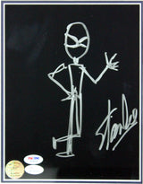 Stan Lee Authentic Signed & Framed 8x10 Handdrawn Spiderman Sketch JSA & PSA