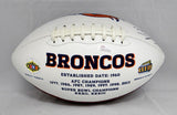 Shane Ray Autographed Denver Broncos Logo Football- JSA Witnessed Authenticated