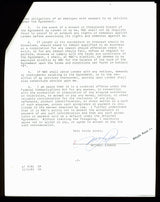 Michael Landon Bonanza Authentic Signed 1982 NBC Contract PSA/DNA #B61343